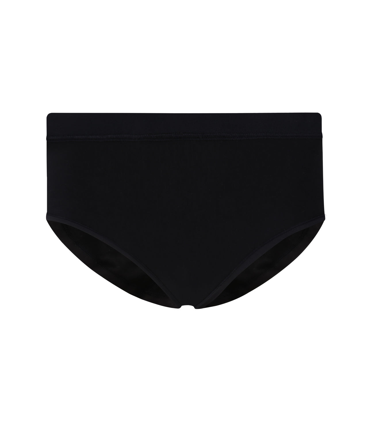Perfectly Smoothing Cotton Midi Brief Black